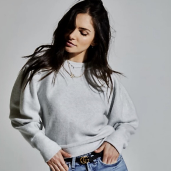 McGuire Denim Sweaters - McGUIRE Denim Bella Bubble Sleeve Crew Pullover